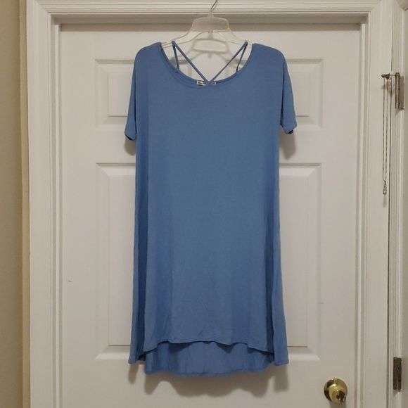 Heart Hips  BLUE  BLOUSE - Picture 1 of 6